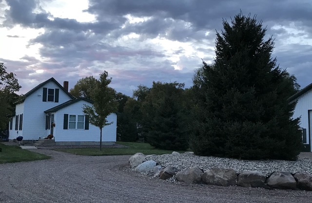 Belle vallée de la rivière Minnesota à la ferme d'arbres Iverson