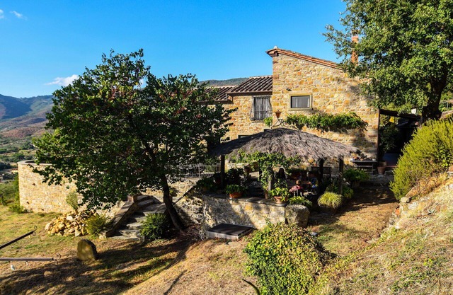 Maison de vacances privée avec piscine privée, WIFI, TV, patio, vue panoramique, près de Cortone