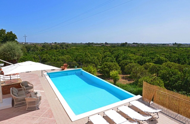 Maison de vacances privée avec piscine privée, climatisation, WIFI, TV, terrasse, parking