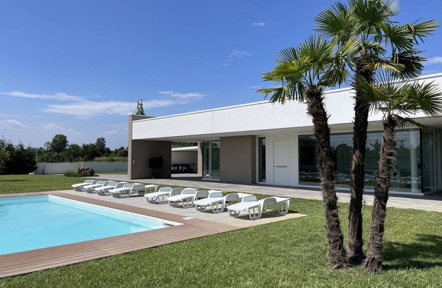 Maison de vacances privée avec piscine privée, WIFI, climatisation, véranda, près de Padoue