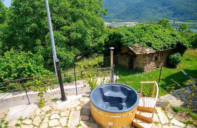 Maison de vacances privée avec WIFI, bain à remous, TV, patio, animaux admis, vue panoramique