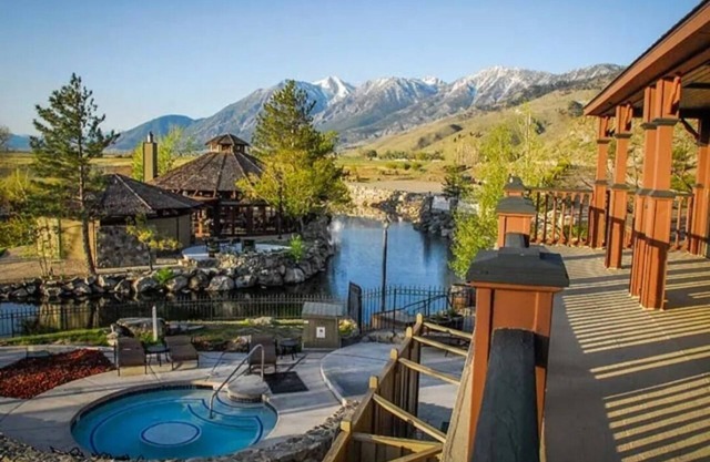 Beautiful resort in the mountains