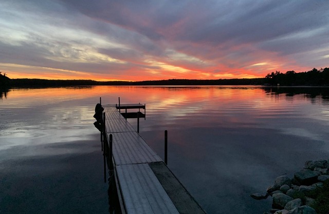 Superbes couchers de soleil sur le lac!