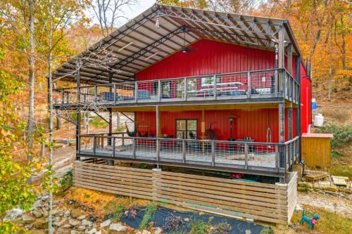 Beaver Lake Home on 3 Acres with Lake Access!