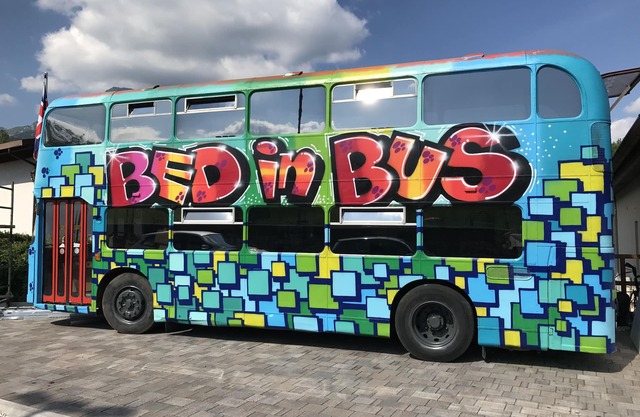 Lit en bus - Luxury Belluno Dolomiti London Bus