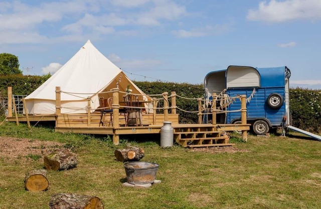 Bell Tent - in a glorious Devon vineyard