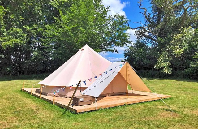 Retraite luxueuse de tente de cloche Norfolk, Sans dיpפt