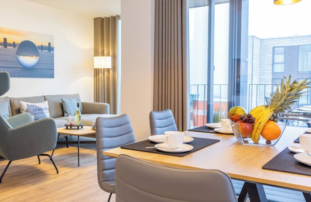 BeltBlick 22 - Stylish vacation apartment with sauna right on the Baltic Sea!
