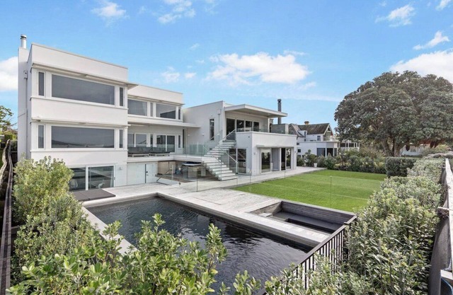 Stunning waterfront home.