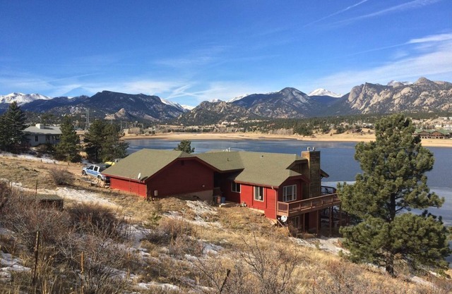 MEILLEURE VUE à Estes Park! 2e des 2 chalets STUNNING adjacents sur le lac Estes # 3449