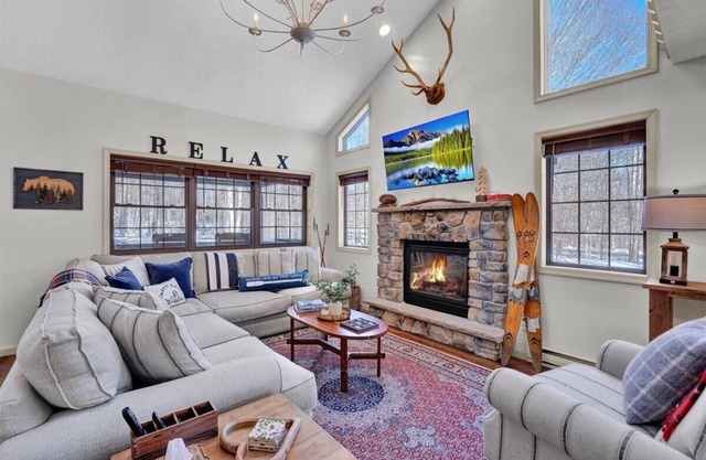 Big Bass Lake Wooded Cabin w/ Hot Tub, Entertainment Loft & Amenities Galore!