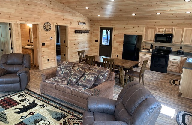 Riverfront new cabin St Germain 2 bedroom year round