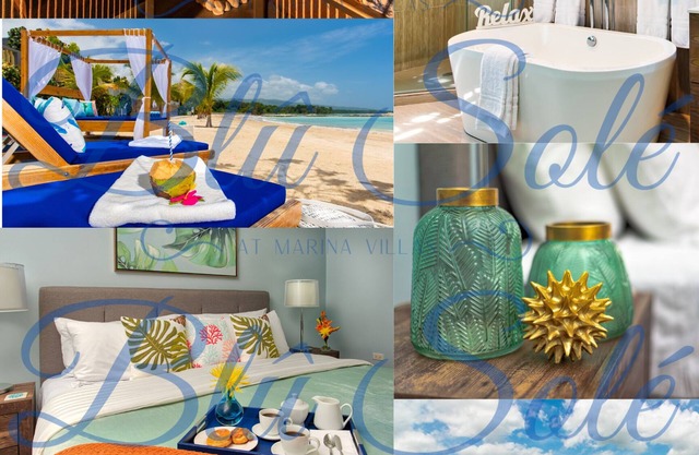 Blû Solé - Smart Home w/Private Beach, Butler, Rooftop w/Fire-pit, Pool, Chef!