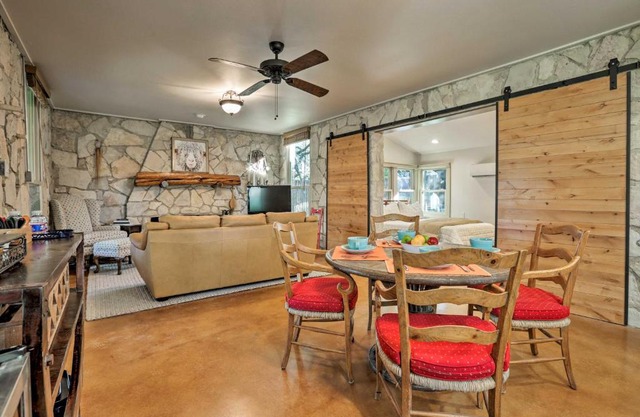 Blanco Riverfront Historic Home, 3 Mi to Downtown!