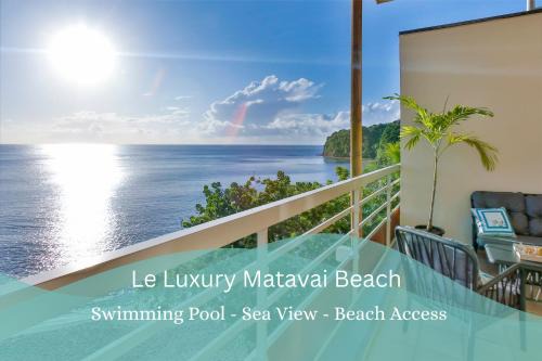 Blue Horizon - Le Luxury Matavai Beach - Piscine - Vue Mer