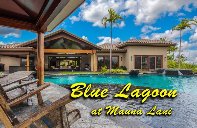 Blue Lagoon - Domaine de 7 ch avec piscine / spa chauffée sur la côte de Kona