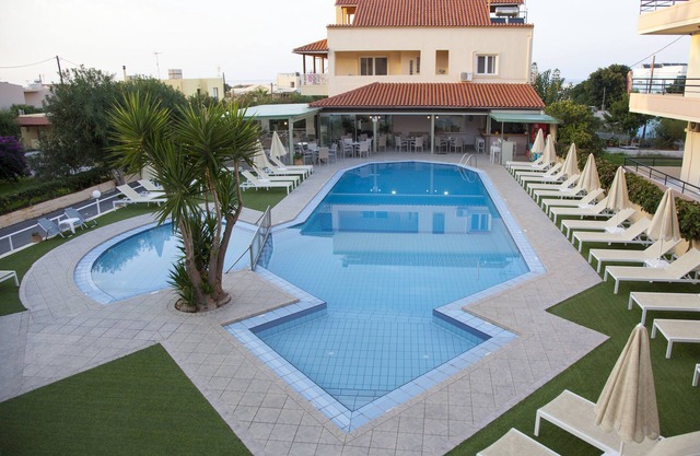 Blue Sky Hotel Studio with sea view & pool