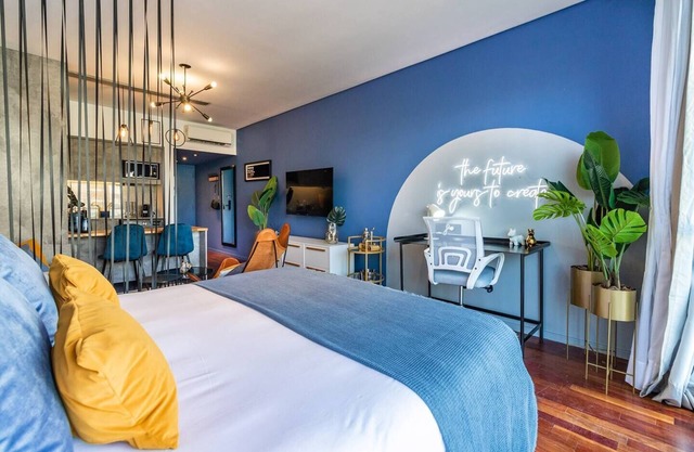 Blue Studio | Gourmet Area / Cozy / WiFi / Pool/Washer