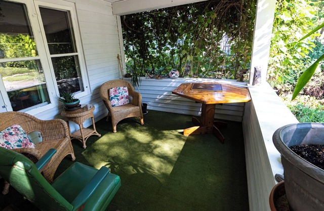 Bohemian 3-bedroom house with private yard in charming neighborhood