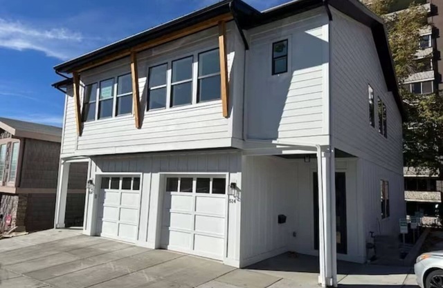 Both Sides of New Construction Twin Home