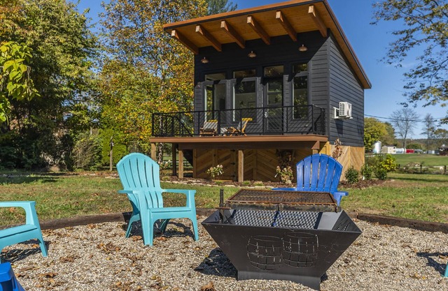 Bourbon Barrel Cabin A. There are 2 Cabins A & B.