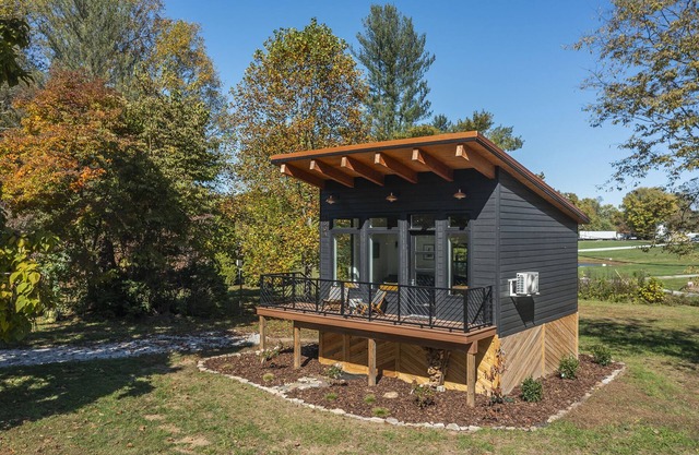 Bourbon Barrel Cabin B. There are 2 cabins available A & B. Brand new Cabins.