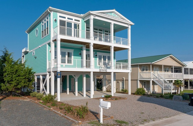 Brand-new home with ocean views from almost every room with double balconies