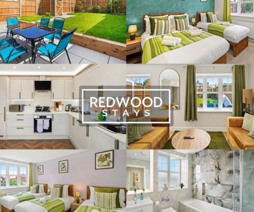 BRAND NEW! Modern Houses For Contractors & Families with FREE PARKING, FREE WiFi & Netflix By REDWOOD STAYS
