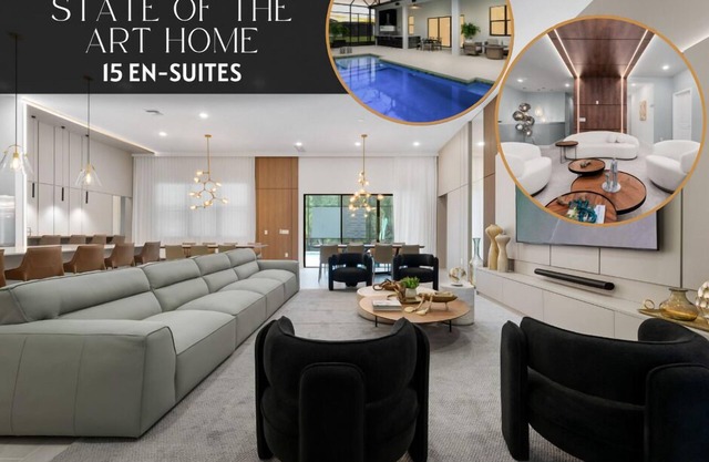 Brand New Modern State of the Art Home! Sleeps 31