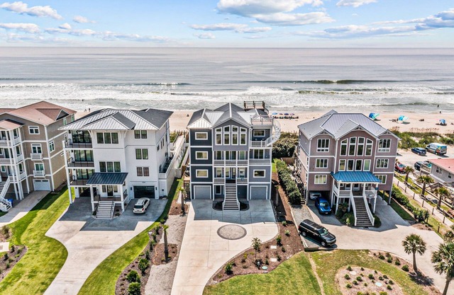Brand-new oceanfront home with private pool, hot tub & four-story deck