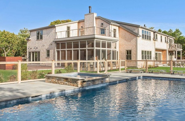 Brand New Spacious Luxury Home on Edgartown Great Pond with Pool and Spa