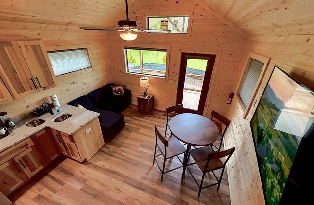 ★Brand New★ Tiny Cabin in Downtown Hiawassee on the LAKE!