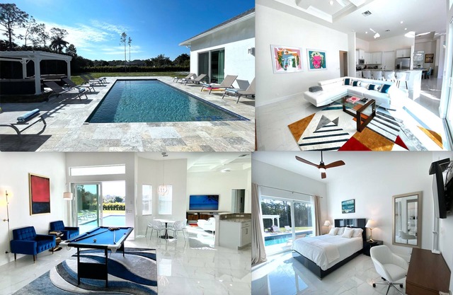 BRAND NEW XLarge Villa & Guest House! Sleeps 18- 10 beds-8 Bedrooms-Pet friendly