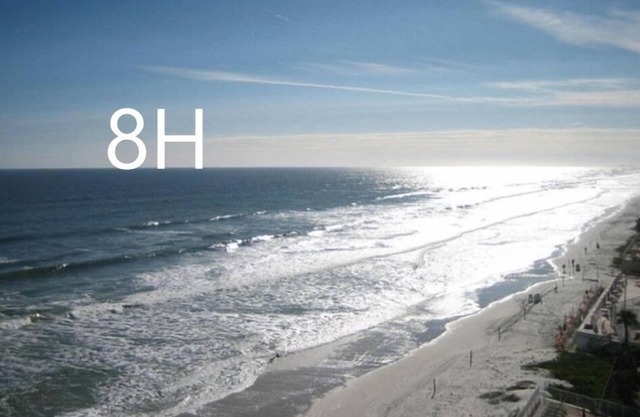 Oceanfront Penthouse - 40 'Private Balcony, Right on Daytona Beach, W / video