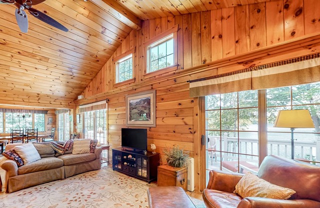 Breathtaking Maine home with water views, private deck, and gorgeous finishes