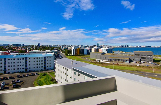 Vue imprenable sur l'océan près du centre-ville