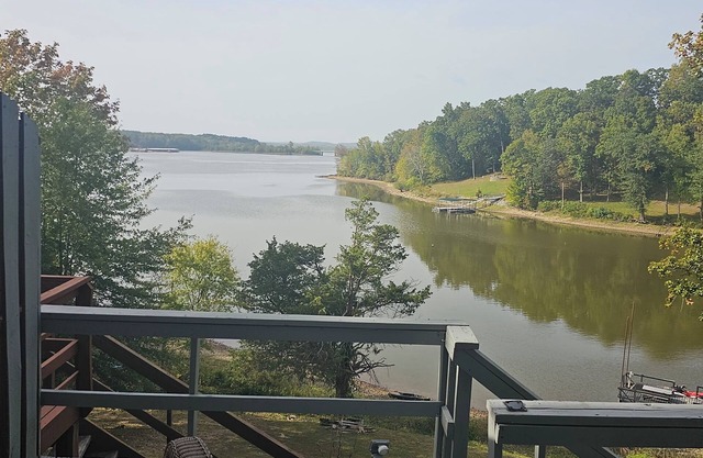 Breathtaking View from our Cabin-like Condo on TN River KY Lake with a boat dock