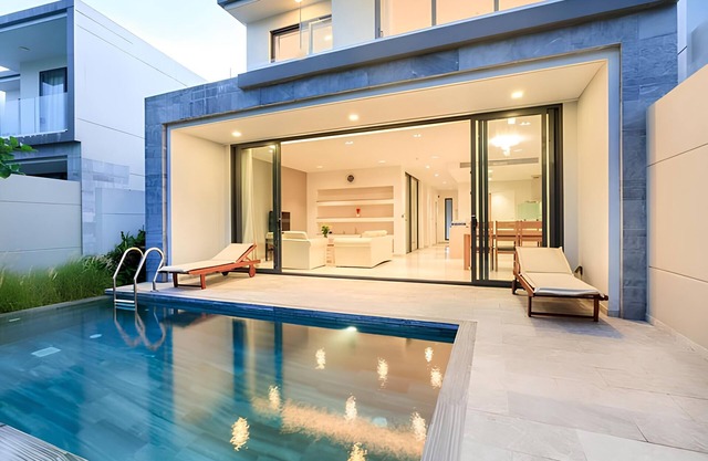 Villa privéeDanangBRG*3chambres*Vue sur le golf*Piscine*À 15 minutes de la plage