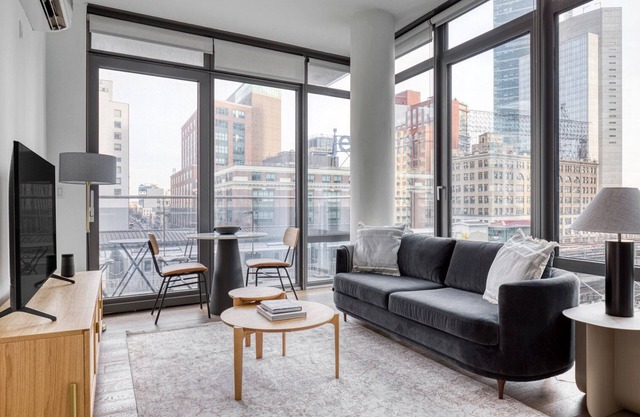 Bright LIC 1BR w/ Gym, Doorman, Elevator & Private Balcony, by Blueground