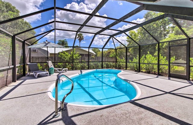 Bright Sebastian Home w/ Pool ~ 7 Mi to Beach!