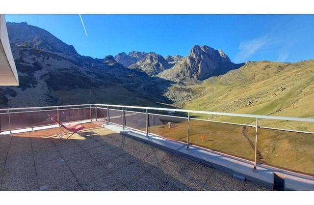Studio lumineux 4 pers, pied des pistes La Mongie