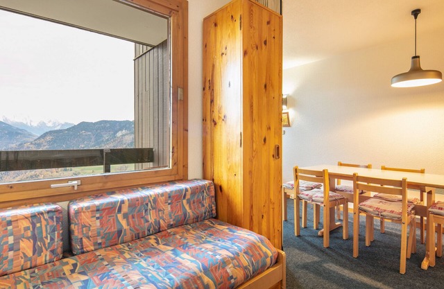 Studio lumineux 4 pers, terrasse vue montagne