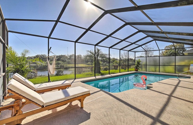 Bright & Sunny Riverview Oasis w/ Pool & Pond