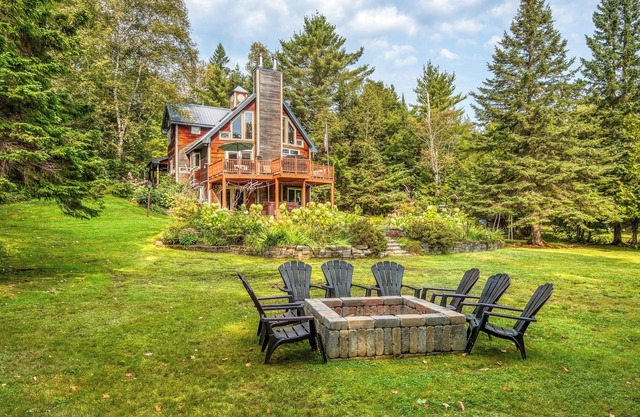 Brooklake - Custom built home on Dodge Pond, with 250' on Dodge Pond Stream too
