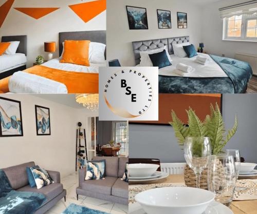 BSE Homes & Properties Ltd 4-Bedroom Home, Harlow , with Parking sleeps 6