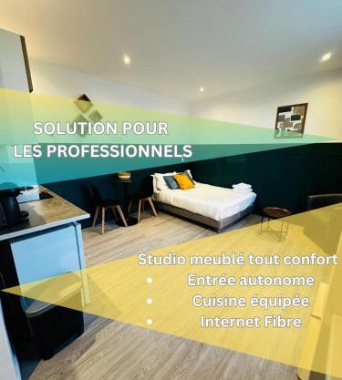 BtoBed - Location Professionnelle - 2 Studios Confort - Proche Parc des Expos et Stade de France