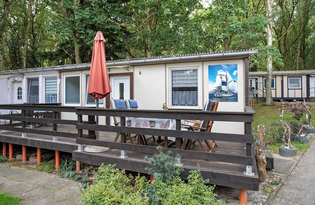 Bungalow 'Bungalow Schoner Greif, Bgl 8' avec terrasse privée et Wi-Fi