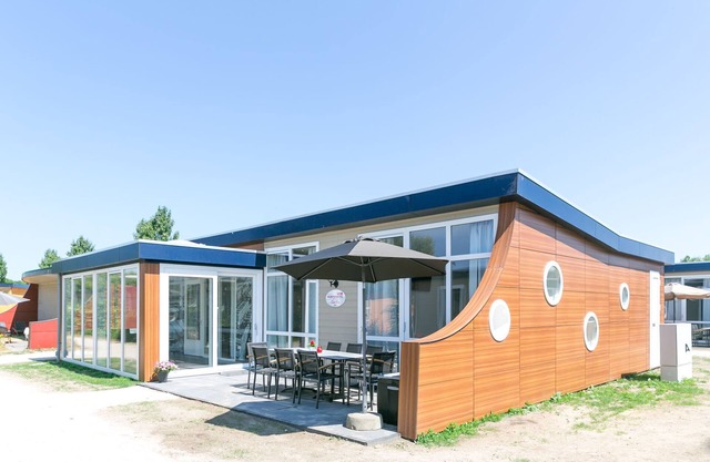 Maison de vacances moderne avec véranda