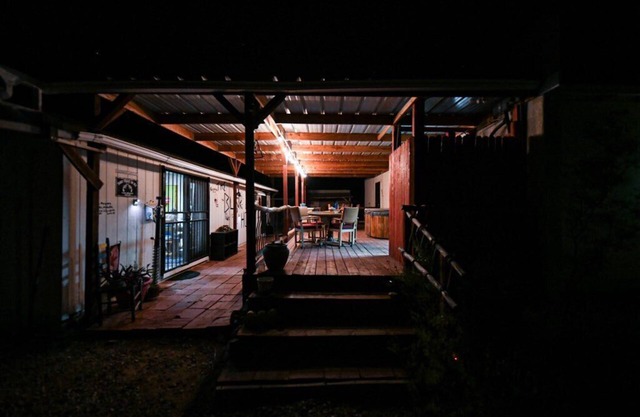 Bunk Out dans le Bunkhouse sur le Greenhouse Trolley Hobby Farm