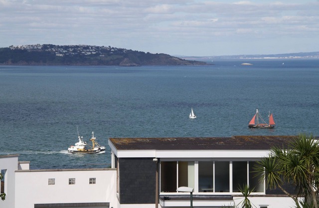 BUNTING BRIXHAM - Belle maison de ville marine avec de vastes vues sur la mer